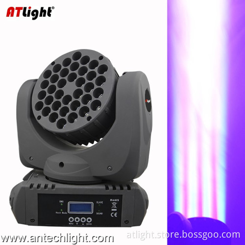 RGBW 36*3 LED Moving Head Wash Light ATM108